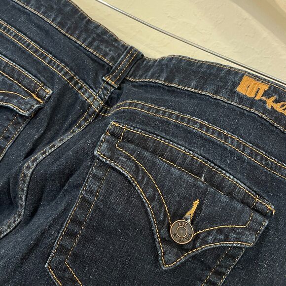 ~ KUT From The Kloth 14 Jeans, Bardot Skinny Boyfriend, Dark Blue, Stretch - Picture 12 of 13